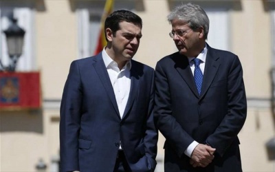Συνάντηση Τσίπρα - Gentiloni στη Ρώμη, στο πλαίσιο της Συνόδου των Νότιων Χωρών της ΕΕ