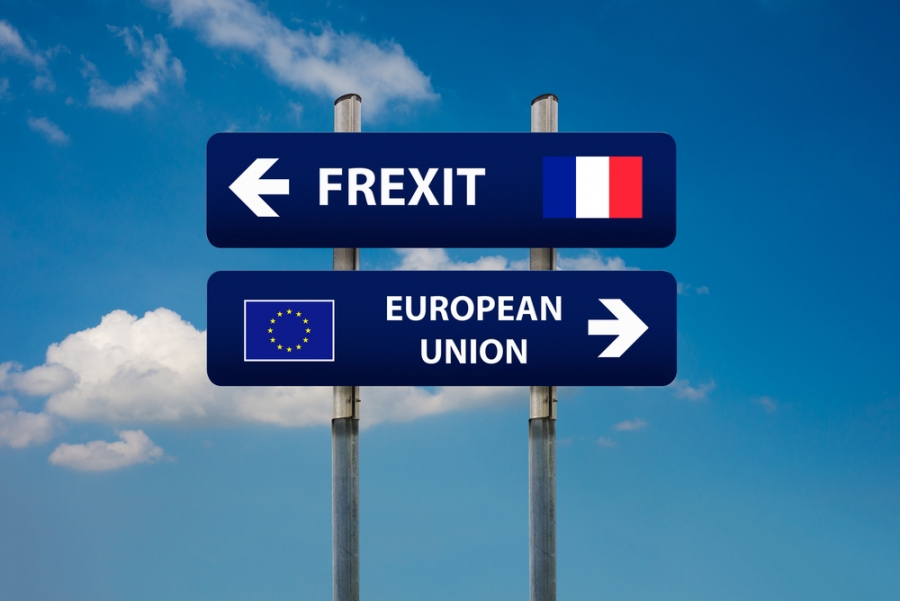Frexit έως το 2024;  -  Αυξάνονται οι Γάλλοι ψηφοφόροι που ζητούν δημοψήφισμα για την αποχώρηση της Γαλλίας από την ΕΕ