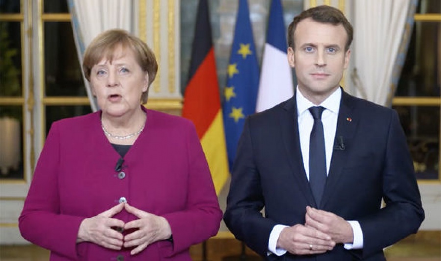 Συμφωνία Merkel - Macron με στόχο τη δημιουργία ευρωπαϊκού στρατού εν μέσω αντιδράσεων