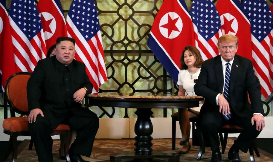 Λευκός Οίκος: Δεν αναμένεται σύντομα μία νέα συνάντηση Trump - Kim