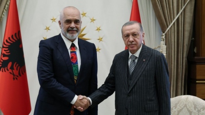 Τουρκία: Επίσκεψη του πρωθυπουργού της Αλβανίας Edi Rama στην Άγκυρα