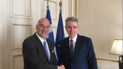 Pyatt: Εξαιρετική η συνάντηση με τον Ν. Δένδια -Tα επόμενα βήματα για την περαιτέρω ενίσχυση της σχέσης ΗΠΑ - Ελλάδας