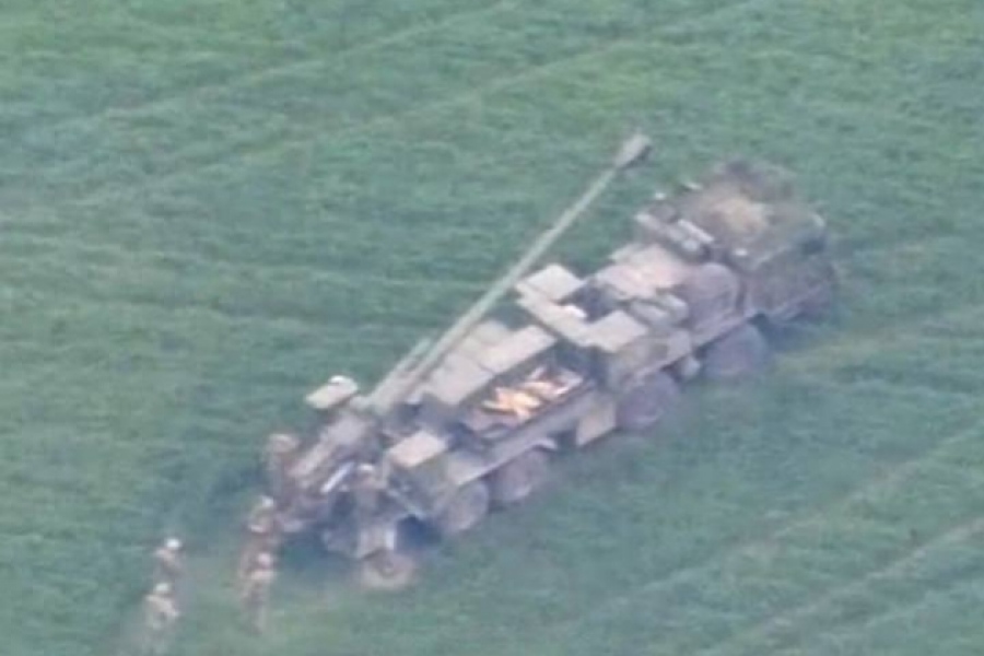 Η νεότερη έκδοση της αυτοκινούμενης μονάδας πυροβολικού «Malva» εντοπίστηκε για πρώτη φορά στο Kharkiv