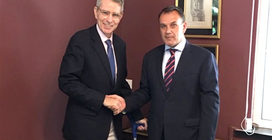 Συνάντηση Pyatt (Πρέσβης ΗΠΑ με τον ΥΕΘΑ Ν. Παναγιωτόπουλο - Στο επίκεντρο θέματα διμερούς αμυντικής συνεργασίας