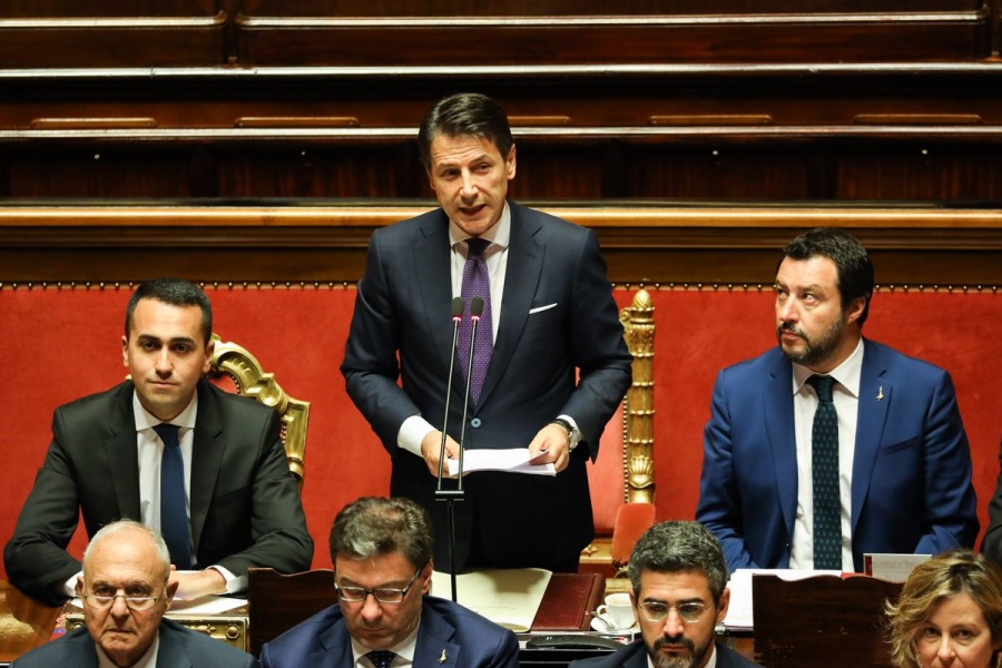 Ιταλία: Σύσκεψη Conte, Tria, Salvini, Di Maio για τον προϋπολογισμό του 2019