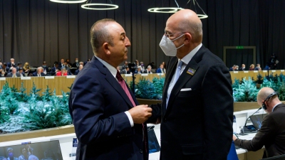 Συνάντηση Δένδια με Cavusoglu στη Στοκχόλμη: Είχαμε συζήτηση κοινωνικού περιεχομένου