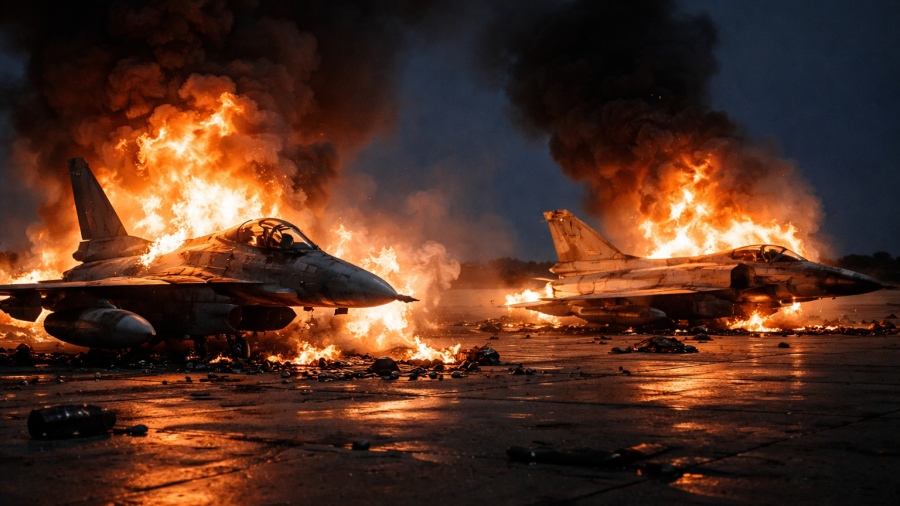 Χάος στο Kirovοhrad: Οι Ρώσοι πυρπόλησαν δυτικά F-16 και Mirage - Εξοντώθηκαν Ουκρανοί πιλότοι στην Alexandria