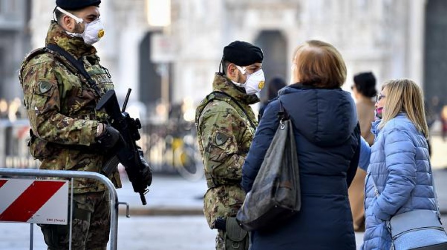 Έξαρση κρουσμάτων στην Ιταλία - Απαγόρευση κυκλοφορίας 23:00 - 05:00 στη Λομβαρδία έως τις 13/11