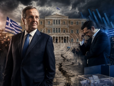 Πολιτικός σεισμός... στο 21% βλέπει τον Σαμαρά δημοσκόπηση Interview, που «πυροβολεί» Τσίπρα - Κάτω από το 30% η Νέα Δημοκρατία
