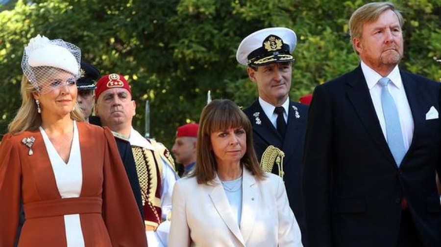 Στο Προεδρικό Μέγαρο το βασιλικός ζεύγος της Ολλανδίας