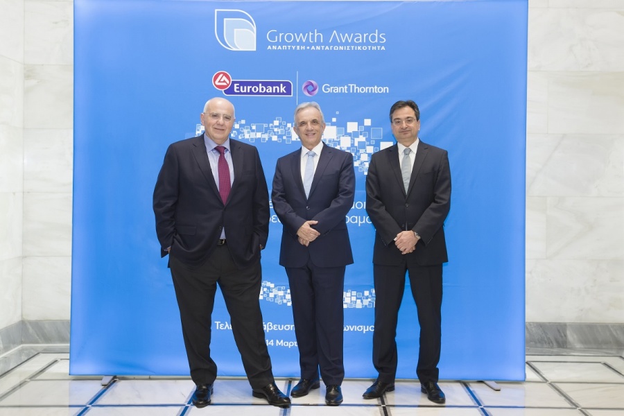 Growth Awards 2019: Η Eurobank και η Grant Thornton επιβραβεύουν την επιχειρηματική αριστεία