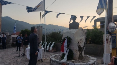 Οι «Σπαρτιάτες» στην εκδήλωση Μνήμης και Τιμής στους δύο Μανιάτες που κράτησαν «Θερμοπύλες» στην Κύπρο το '74
