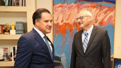 Συνάντηση Γεωργιάδη με τον πρέσβη του Ισραήλ στην Ελλάδα – Στο επίκεντρο οι επενδύσεις