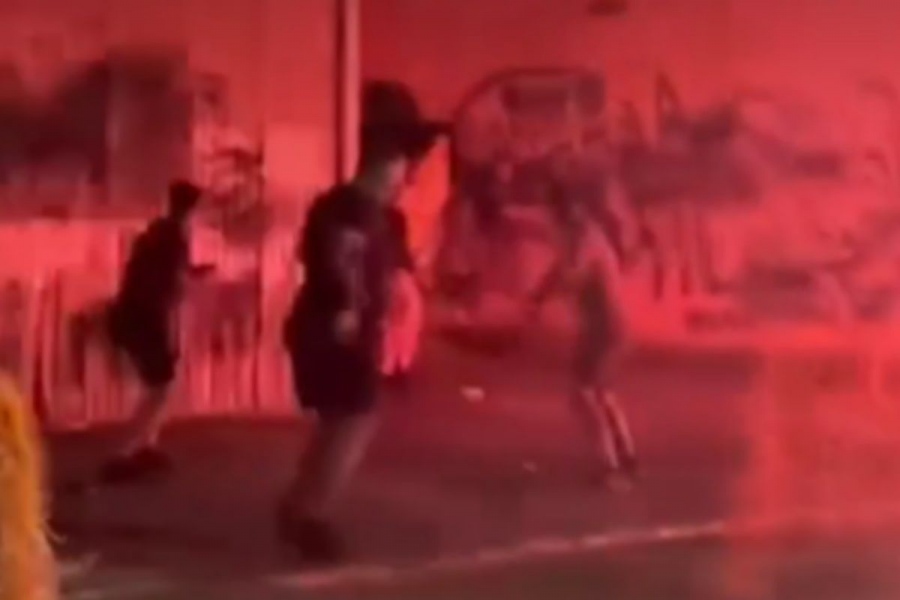 Άγρια συμπλοκή οπαδών ΑΕΚ και Παναθηναϊκού στο Καματερό - Βίντεο που σοκάρει