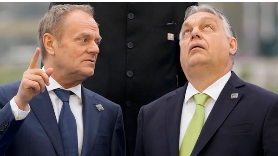 Άγρια λεκτική κόντρα μεταξύ Donald Tusk (Πολωνία) και Viktor Orban (Ουγγαρία) για την Ουκρανία