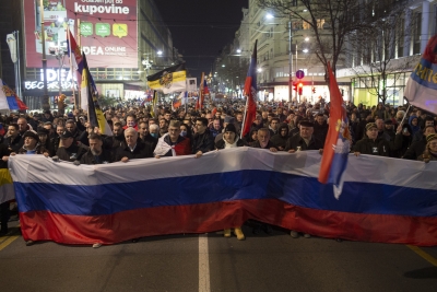 Μεγάλη πορεία υπέρ της Ρωσίας στο Βελιγράδι – Χιλιάδες Σέρβοι διαδήλωσαν, ζητώντας στρατιωτική νίκη στην Ουκρανία