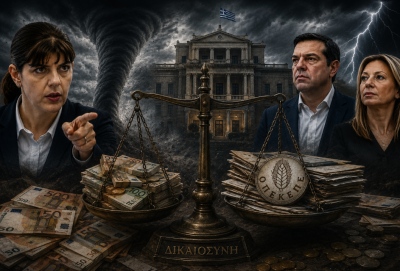 Τυφώνας Kovesi πλήττει το Μαξίμου –  Υποκλοπές και ΟΠΕΚΕΠΕ φουσκώνουν το αντισυστημικό ρεύμα σε Καρυστιανού - Τσίπρα