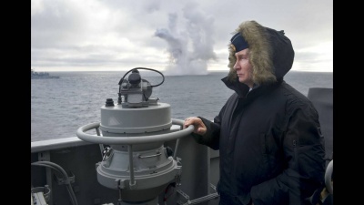 Ο Putin παρακολούθησε δοκιμαστική εκτόξευση υπερηχητικού πυραύλου κοντά στην Κριμαία