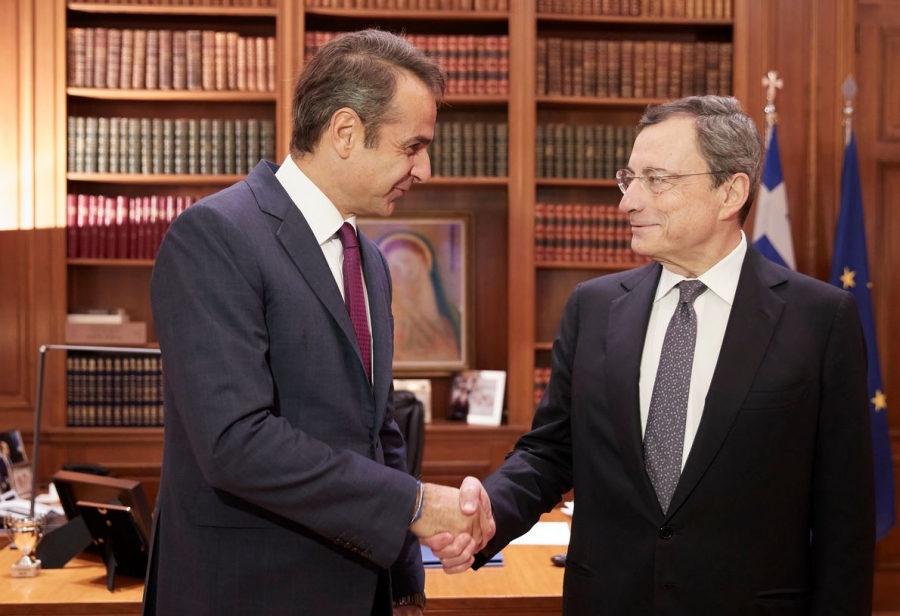 Τα συγχαρητήρια και το μήνυμα Μητσοτάκη στον Draghi