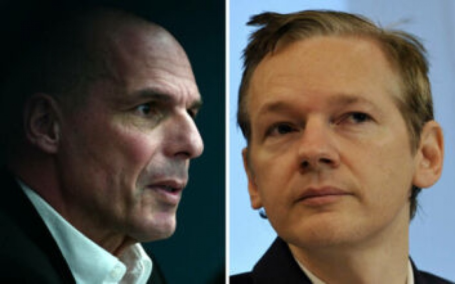 Τον ιδρυτή των Wikileaks, Julian Assange επισκέφθηκε στη φυλακή ο Γιάνης Βαρουφάκης