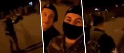 Νεαροί Αλβανοί φέρονται να δίνουν στρατιωτικά παραγγέλματα σε Έλληνες στρατιώτες