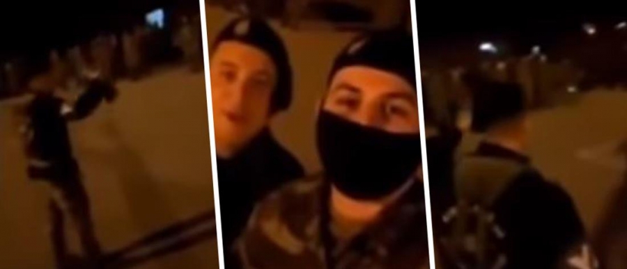 Νεαροί Αλβανοί φέρονται να δίνουν στρατιωτικά παραγγέλματα σε Έλληνες στρατιώτες