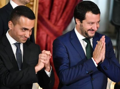 Δημοσκόπηση: Πρώτη στην Ιταλία παραμένει η Lega με 32% έναντι 29% του Κινήματος 5 Αστέρων