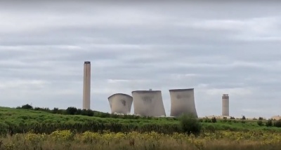 Ελεγχόμενη ανατίναξη ατμοηλεκτρικής μονάδα στην Αγγλία