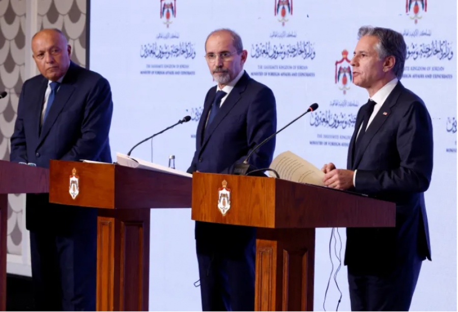 Blinken: Τα  αραβικά κράτη συμφωνούν ότι πρέπει να σταματήσει ο έλεγχος της Γάζας από τη Hamas