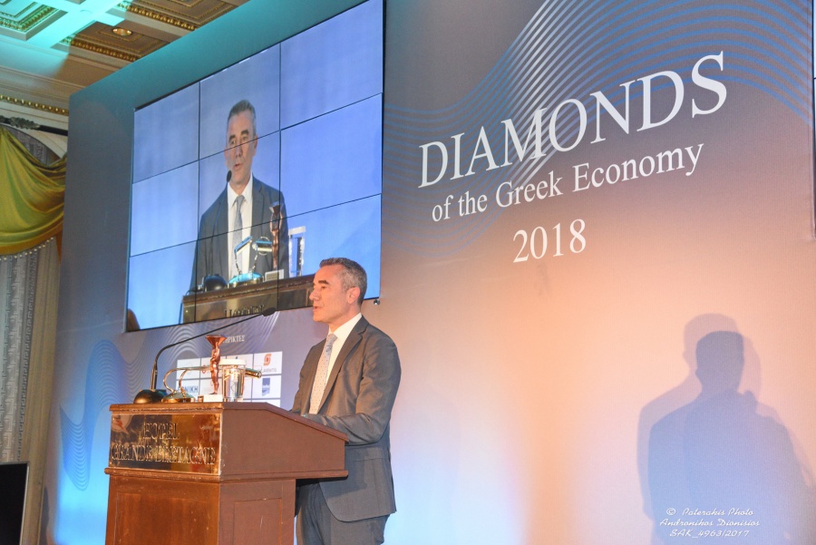 Βράβευση της Ελληνικά Καλώδια Cablel®  στα «Diamonds of Greek Economy Awards 2018»