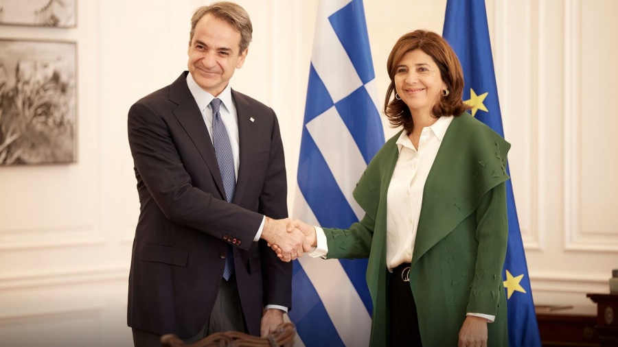 Συνάντηση Μητσοτάκη με την Προσωπική Απεσταλμένη του Γενικού Γραμματέα του ΟΗΕ για την Κύπρο - Τι ανέφερε ο πρωθυπουργός