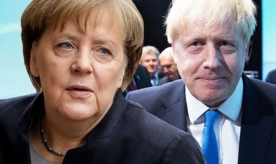 Στο Βερολίνο ο Johnson, συνάντηση με Merkel – Δύσκολες συνομιλίες για το Brexit