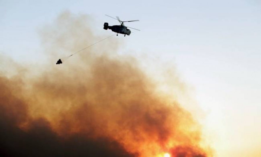 Πυρκαγιά ξέσπασε στο Σχινιά, στο Μαραθώνα - Επί τόπου ισχυρές πυροσβεστικές δυνάμεις