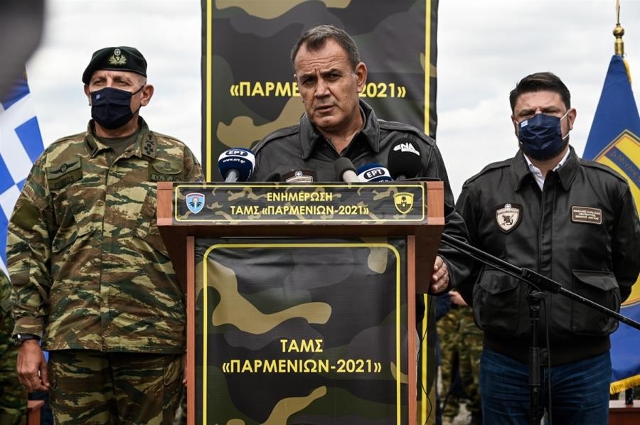 Παναγιωτόπουλος (ΥΕΘΑ): Εξαιρετική επίδειξη της ισχύος πυρός η άσκηση «Παρμενίων»