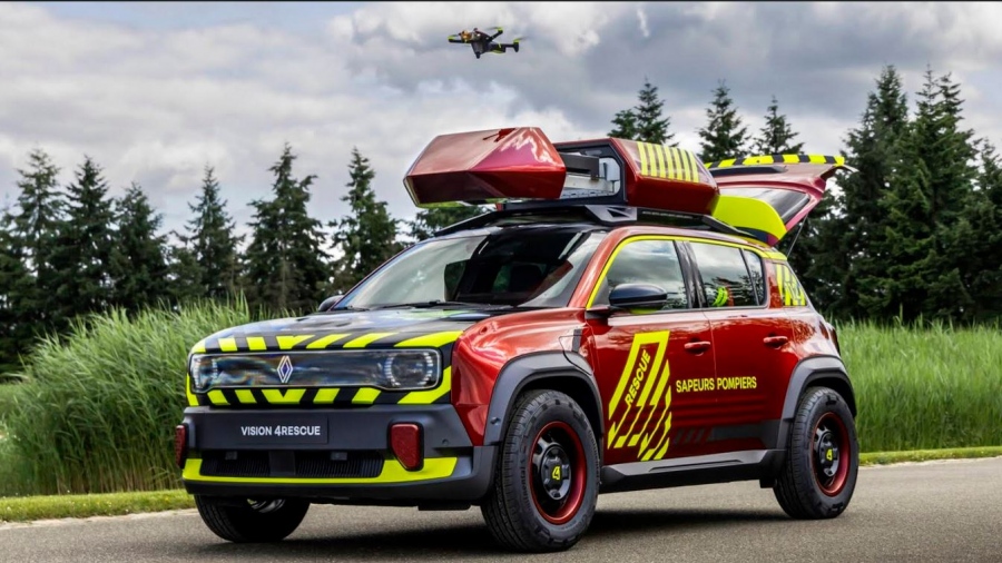 Renault Vision 4Rescue: ένα εξηλεκτρισμένο κέντρο επιχειρήσεων για δύσκολες αποστολές