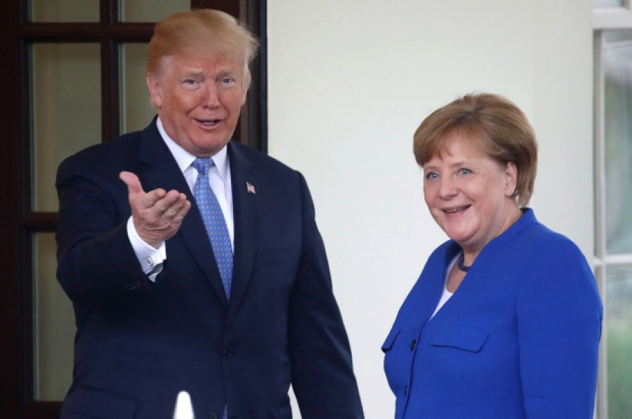 Ανήσυχοι οι Γερμανοί βιομήχανοι για τους δασμούς σε χάλυβα και αλουμίνιο, μετά τη συνάντηση Trump - Merkel
