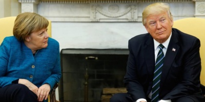 Deutsche Welle: Φιλική αλλά άκαρπη η συνάντηση Merkel - Trump στον Λευκό Οίκο - Παραμένει η διάσταση απόψεων