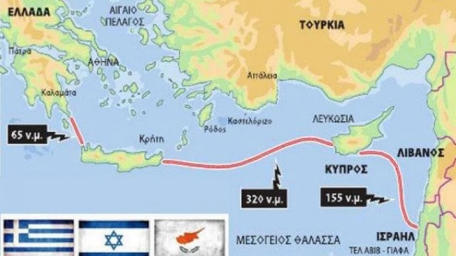 Στην τελική ευθεία οι διαγωνισμοί για την κατασκευή της ηλεκτρικής διασύνδεσης Ισραήλ ‐ Κύπρου ‐ Κρήτης – Αττικής