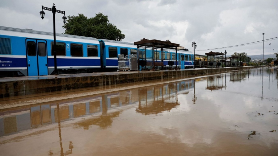 Hellenic Train : Αναστολή δρομολογίων αύριο Πέμπτη 7/9/2023 λόγω της κακοκαιρίας Daniel