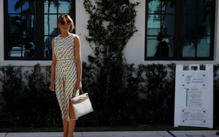 Εκλογές ΗΠΑ, 2020: Η Melania Trump ψήφισε στην αμφίρροπη πολιτεία Φλόριντα, όπου έχει προβάδισμα ο Biden