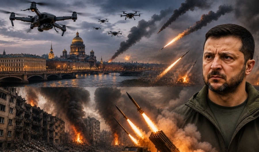 Mass drone strike on Leningrad triggers fears of devastating Russian retaliation with Oreshnik missiles