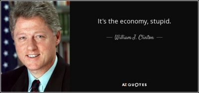 It’s the economy, stupid