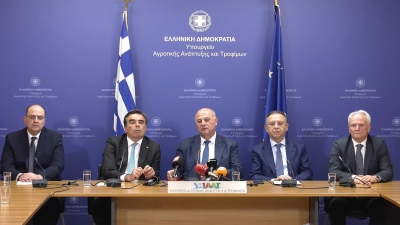 Τελετή παράδοσης - παραλαβής στο υπουργείο Αγροτικής Ανάπτυξης και Τροφίμων