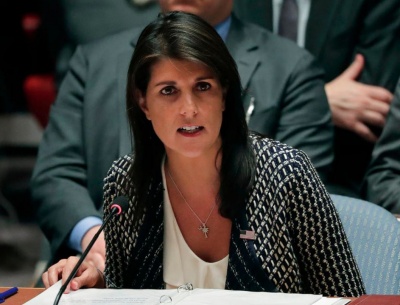 Haley (ΗΠΑ): Οι κυρώσεις σε βάρος του Ιράν δε στοχεύουν σε ανατροπή του καθεστώτος