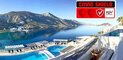 Tο Aegialis Hotel & Spa στην Αμοργό πιστοποιήθηκε με TÜV AUSTRIA Covid-Shield