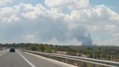 Φωτιά ξέσπασε κοντά στην Τανάγρα