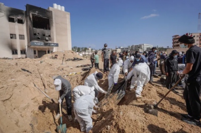 Γάζα: Ομαδικοί τάφοι με πάνω από 280 πτώματα στο νοσοκομείο Nasser