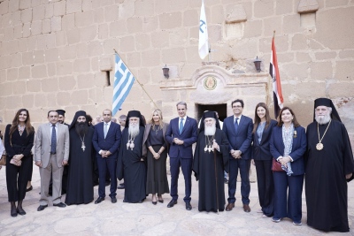 Μητσοτάκης: Η Ελλάδα θα συνεχίσει να είναι αρωγός της Μονής Σινά