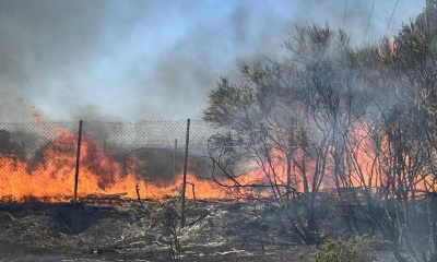Μεγάλη πυρκαγιά στα Δερβενοχώρια