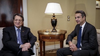 Τηλεφωνική επικοινωνία του πρωθυπουργού Κυριάκου Μητσοτάκη με τον πρόεδρο της Κύπρου Νίκο Αναστασιάδη